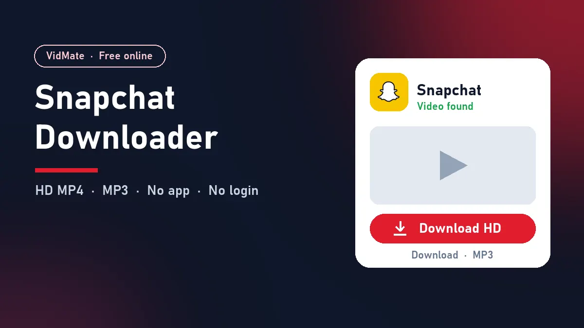 Snapchat Downloader: download Snapchat videos in HD on Android, iPhone and PC