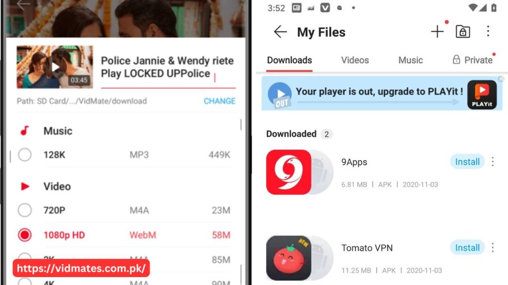 Vidmate Download APK